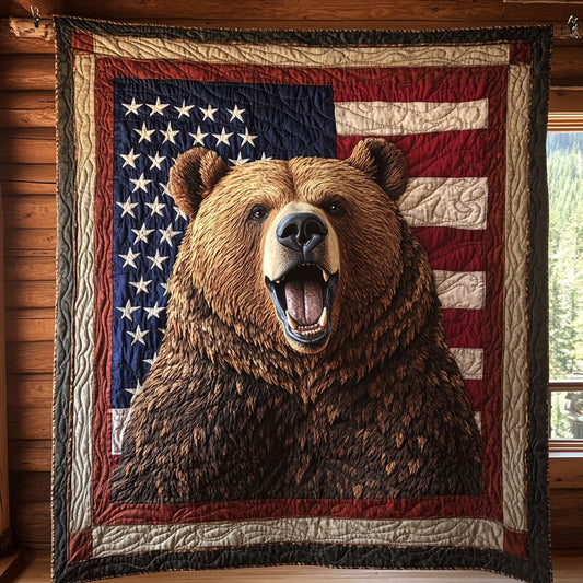 Patriotic Roar CP2305042CL Quilt