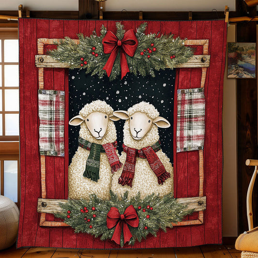 Cozy Barn Sheep WN1711010CL Quilt