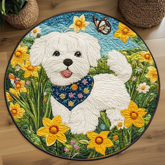Adorable Shih Tzu WP2304001CL Quilted Table Runner
