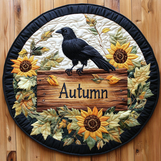 Amber Crow WN2907002CL Quilted Round Mat