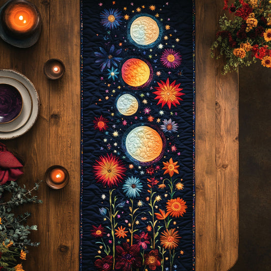 Lunar Garden CW2006029CL Quilted Table Runner