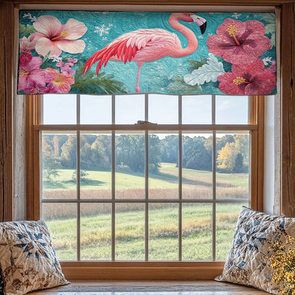Flamingo WX1705008CL Quilted Valance