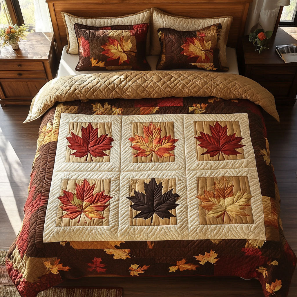 Autumn Maple Charm CW1208026CL Duvet Cover Set
