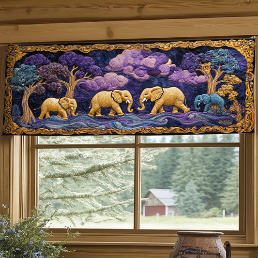 Golden Walk WY0605030CL Quilted Valance