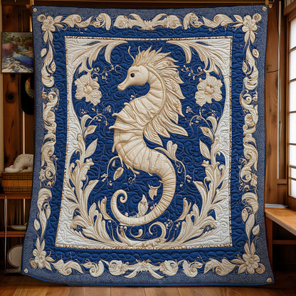 Majestic Seahorse WY1701050CL Quilt