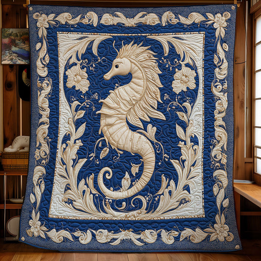 Majestic Seahorse WY1701050CL Quilt