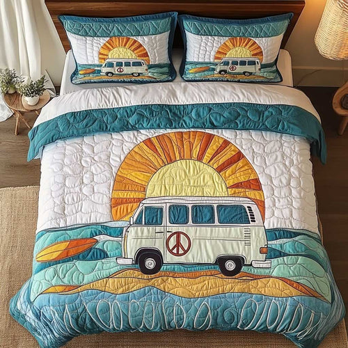 Sunset Camping Car Vibes WN1302038CL Duvet Cover Set