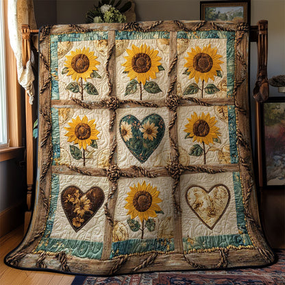 Sunflower Love WN3103048CL Quilt