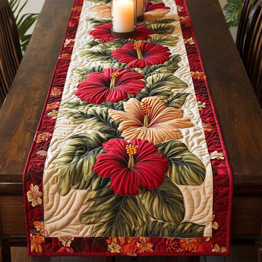 Aloha Petals CM1905002CL Quilted Table Runner