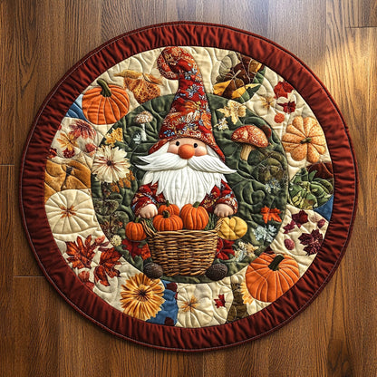 Autumn Little Helper WY2108013CL Quilted Round Mat