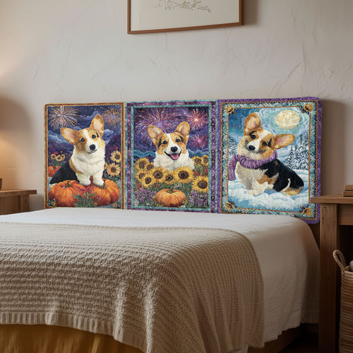 Corgi Charm CW0501002CL Quilted Headboard Slipcover