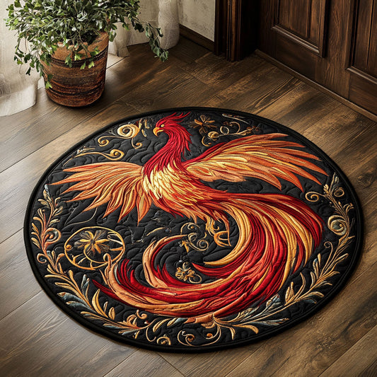 Mystic Phoenix CW0207031CL Quilted Round Mat