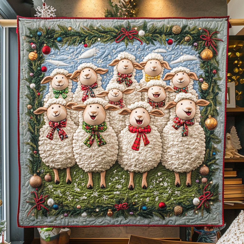 Winter Melody Sheep WN3010071CL Quilt