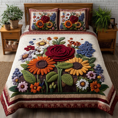 Floral Garden XK1809001CL Duvet Cover Set