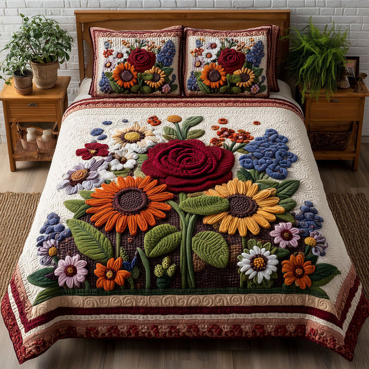 Floral Garden XK1809001CL Duvet Cover Set