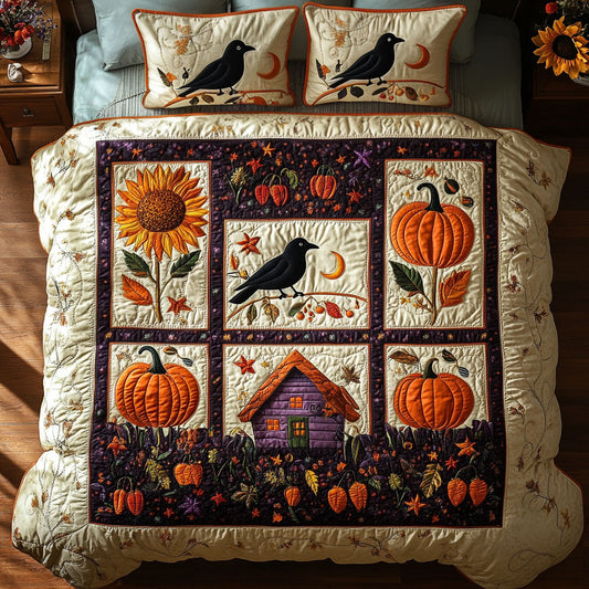 Harvest Crow Cottage WY1508031CL Duvet Cover Set
