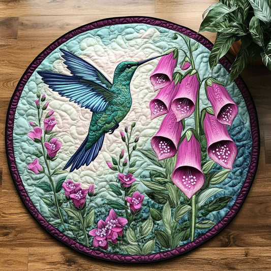 Hummingbird CW2105313CL Quilted Round Mat