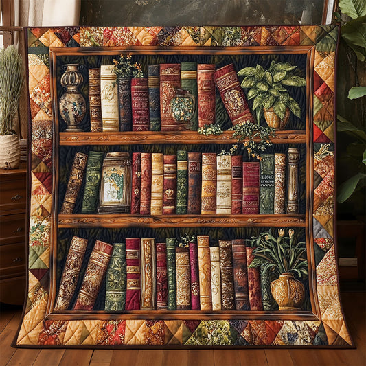 Antique Bookshelf WJ0905001CL Quilt