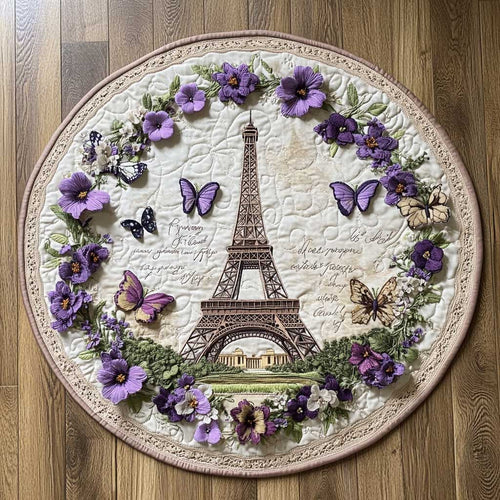 Eiffel Serene WN2204014CL Quilted Round Mat