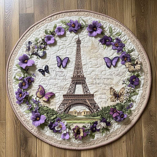 Eiffel Serene WN2204014CL Quilted Round Mat