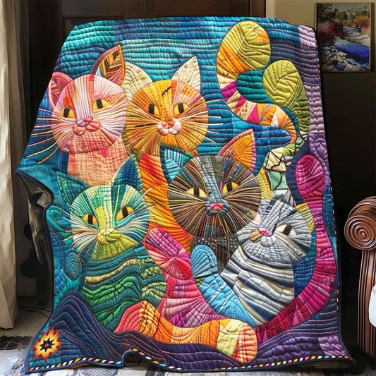 Cat Playing YR2412013CL Quilt