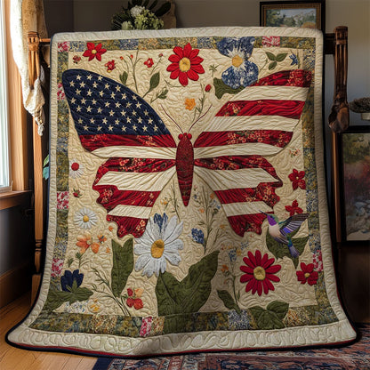 Flag Wings Butterfly WN2711018CL Quilt