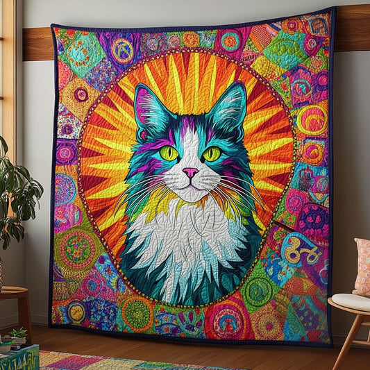 Cat Sunburst DH2009002CL Quilt