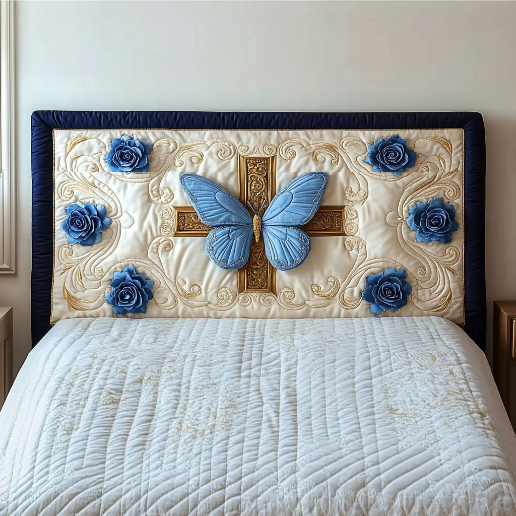 Holy Butterfly QA1912004CL Quilted Headboard Slipcover