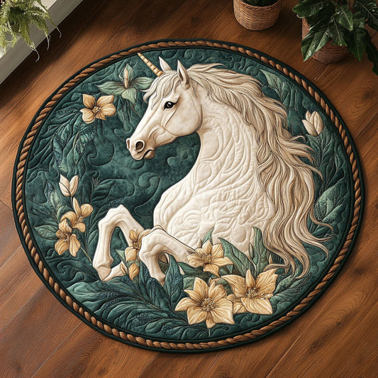 Charming Horse WX2005008CL Quilted Round Mat