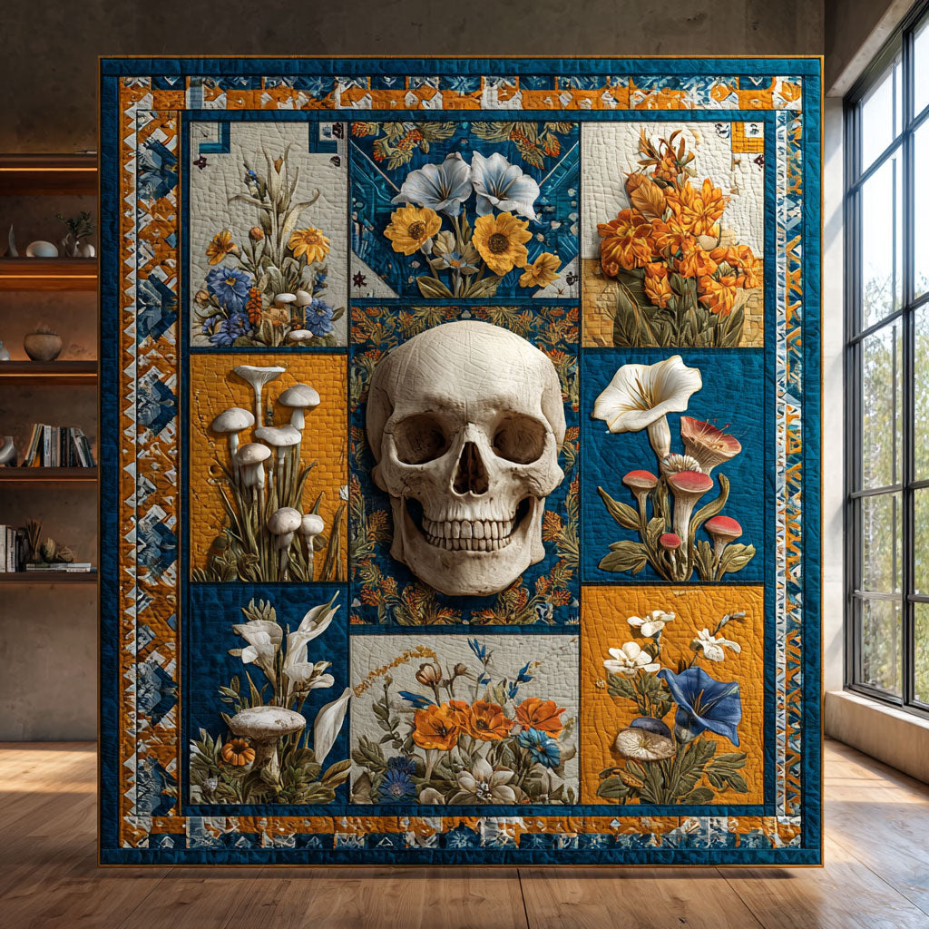 Skull Garden CW1208069CL Quilt
