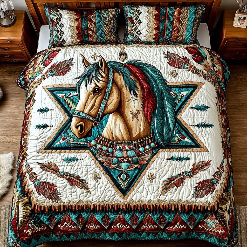 Native Star Horse WY2101010CL Duvet Cover Set