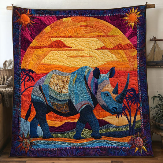 Colorful Rhinoceros WN0605002CL Quilt