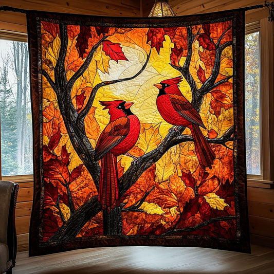 Autumn Cardinal CW1806001CL Quilt