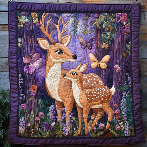 Forest Mother Deer WP1704053CL Quilt