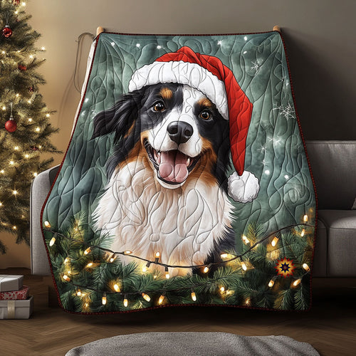 Border Collie Christmas WT1810016CL Quilt