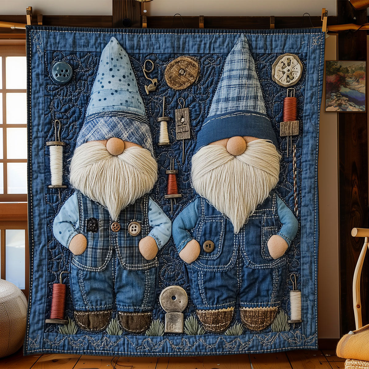 Gnome Bobbinlight WN1406015CL Quilt