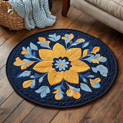 Blooming Sun WP0404014CL Quilted Round Mat