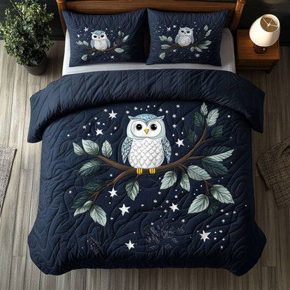 Little Snow Owl WJ2404014CL Duvet Cover Set