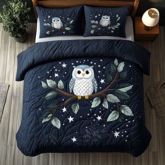 Little Snow Owl WJ2404014CL Duvet Cover Set