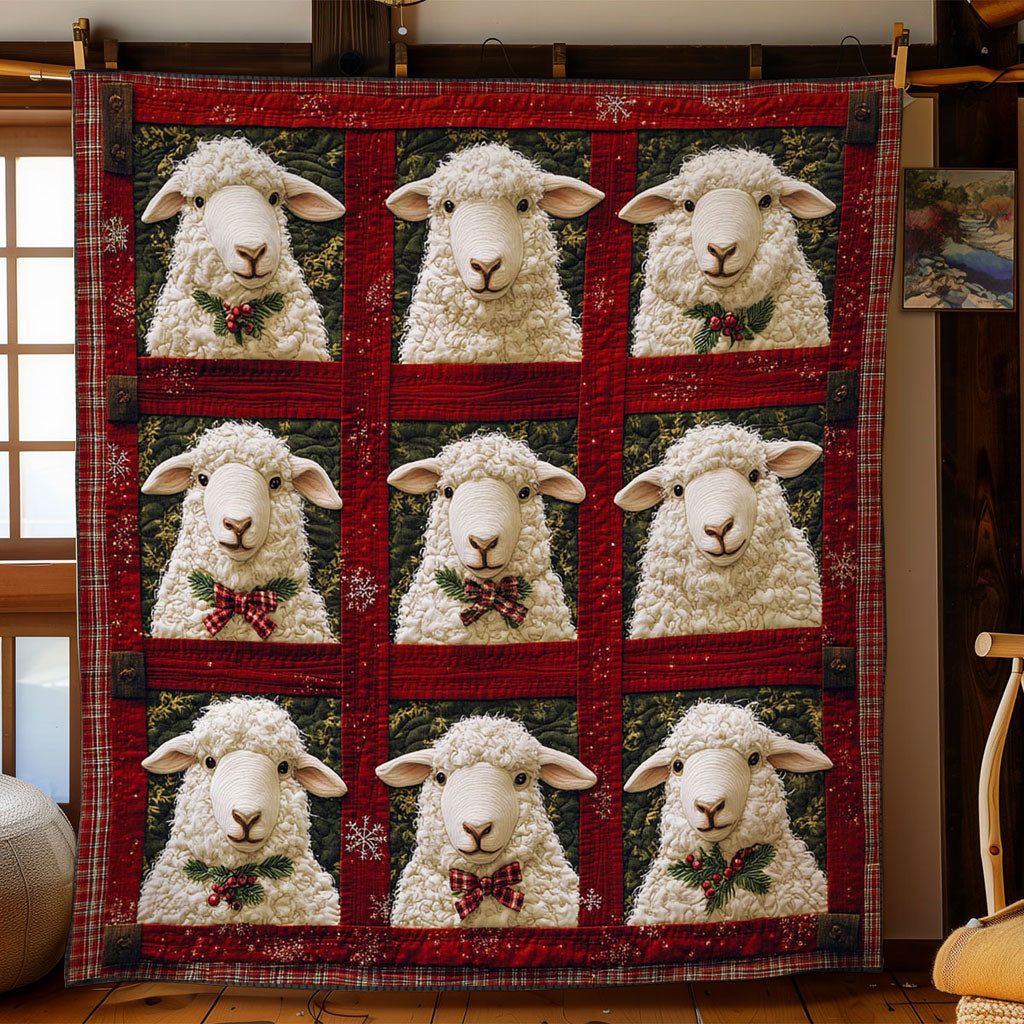 Festive Sheep WN1711018CL Quilt