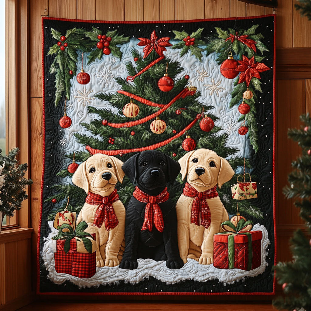 Christmas Labrador CW3010003CL Quilt