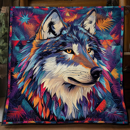 Geometric Wolf WP1905020CL Quilt