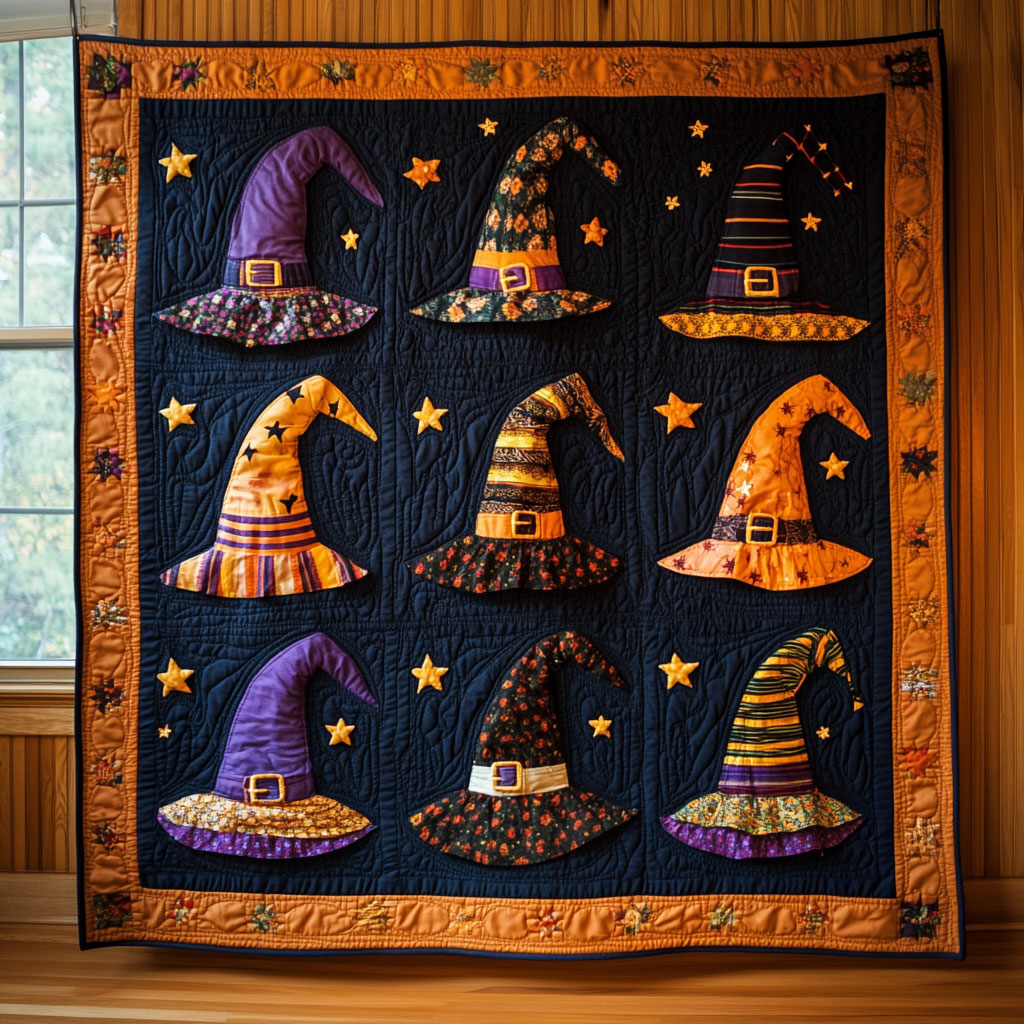 Haunted Hats CP2608014CL Quilt