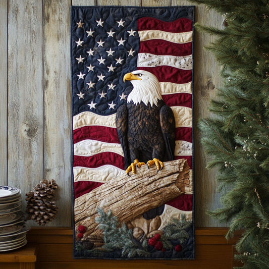 Patriotic Eagle WJ0906038CL Quilted Table Runner
