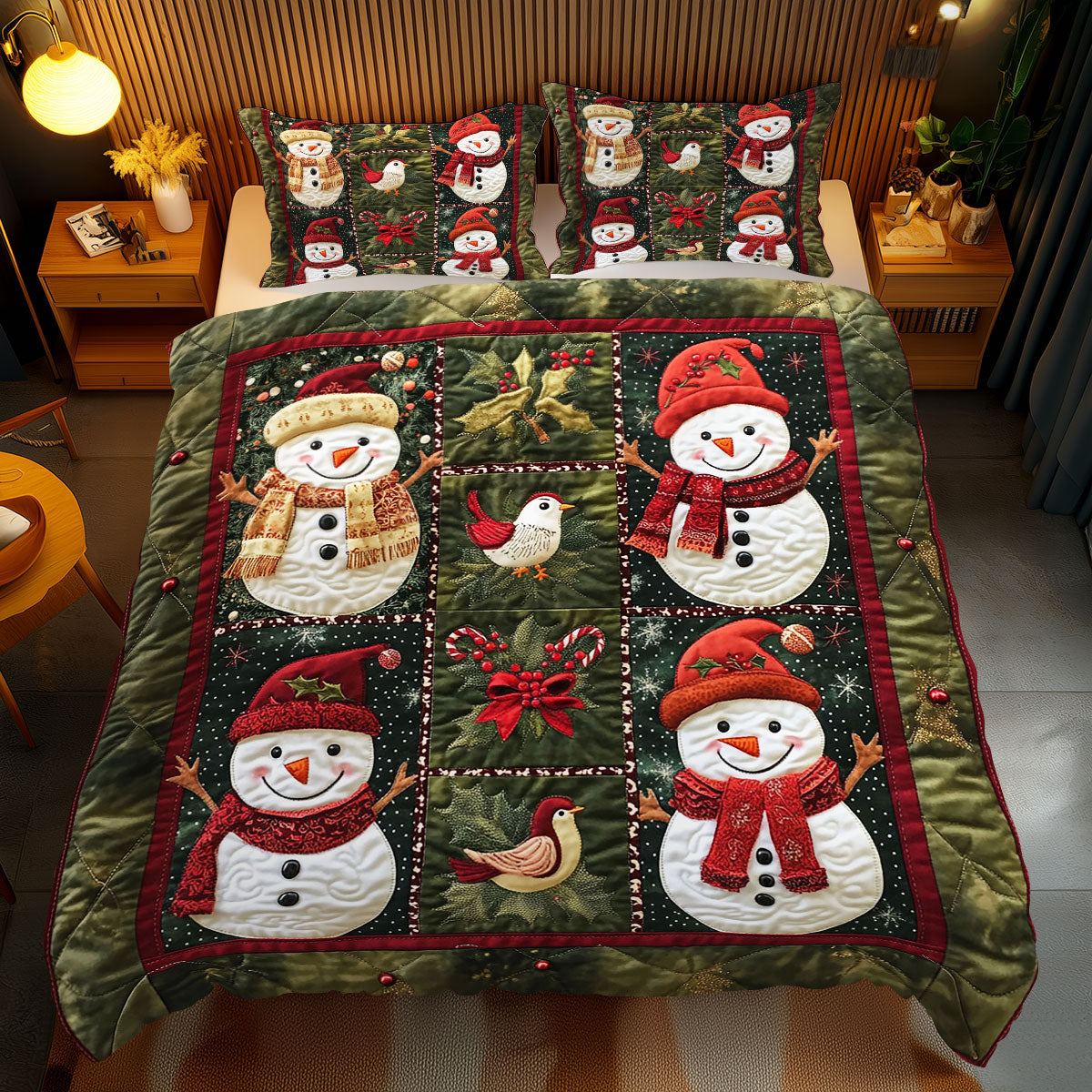 Christmas Snowman WJ0712043CL Duvet Cover Set