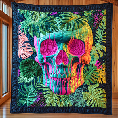 Tropic Skull Bloom CP1706003CL Quilt