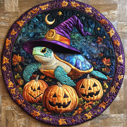 Galaxy Turtle WN1308045CL Quilted Round Mat