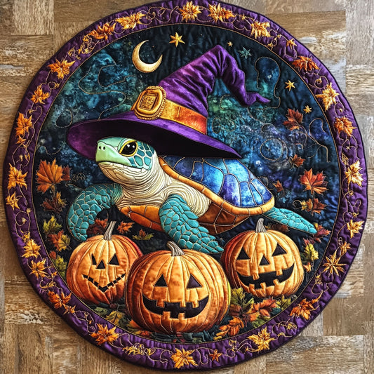 Galaxy Turtle WN1308045CL Quilted Round Mat