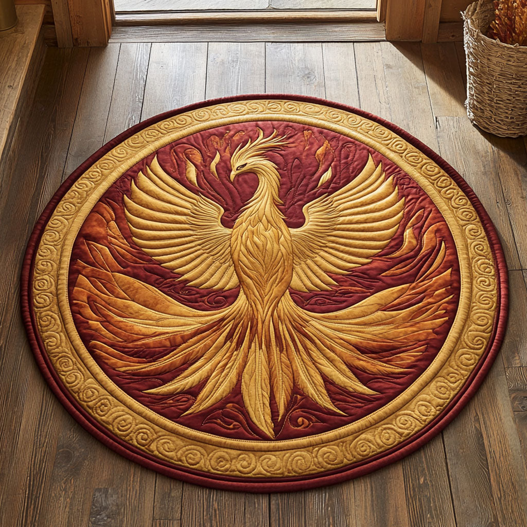 Fireborn Seal CP1607030CL Quilted Round Mat
