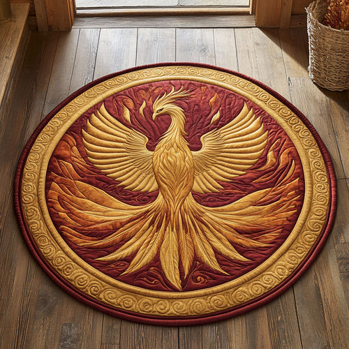 Fireborn Seal CP1607030CL Quilted Round Mat